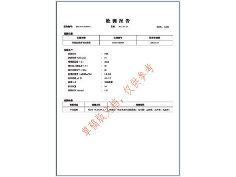 檢測(cè)報(bào)告